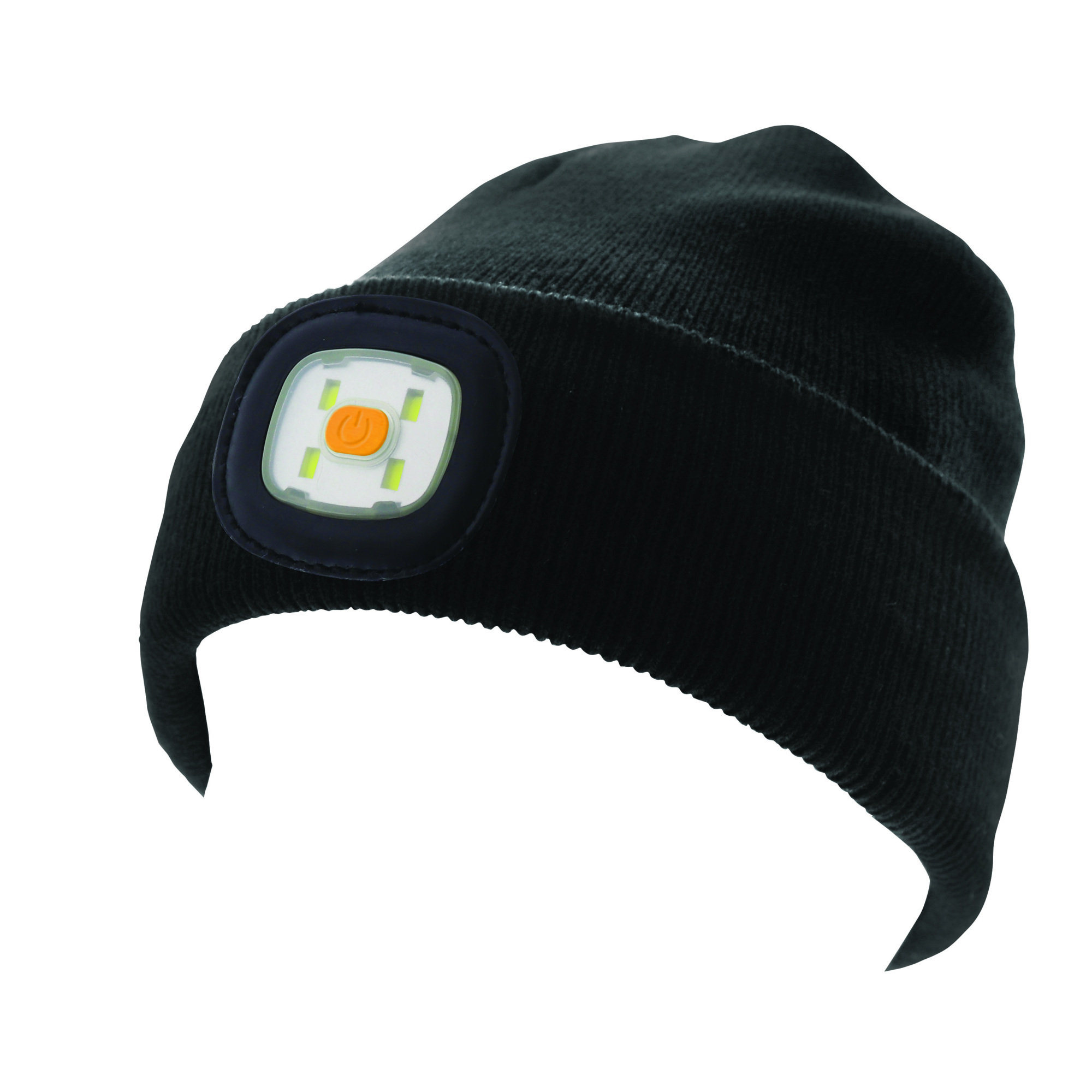 FarPoint Beanie with Rechargeable Headlamp, USB Charging, 200 Lumens, Model #FRB20012